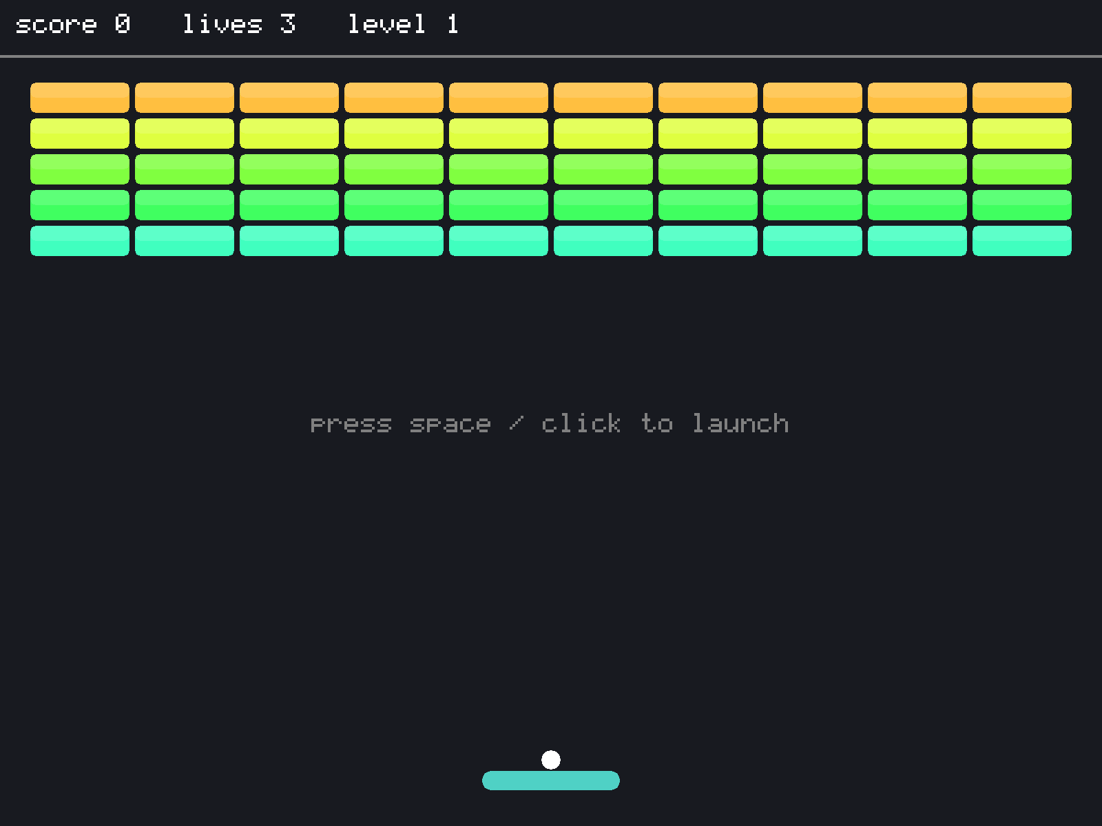 Breakout screenshot