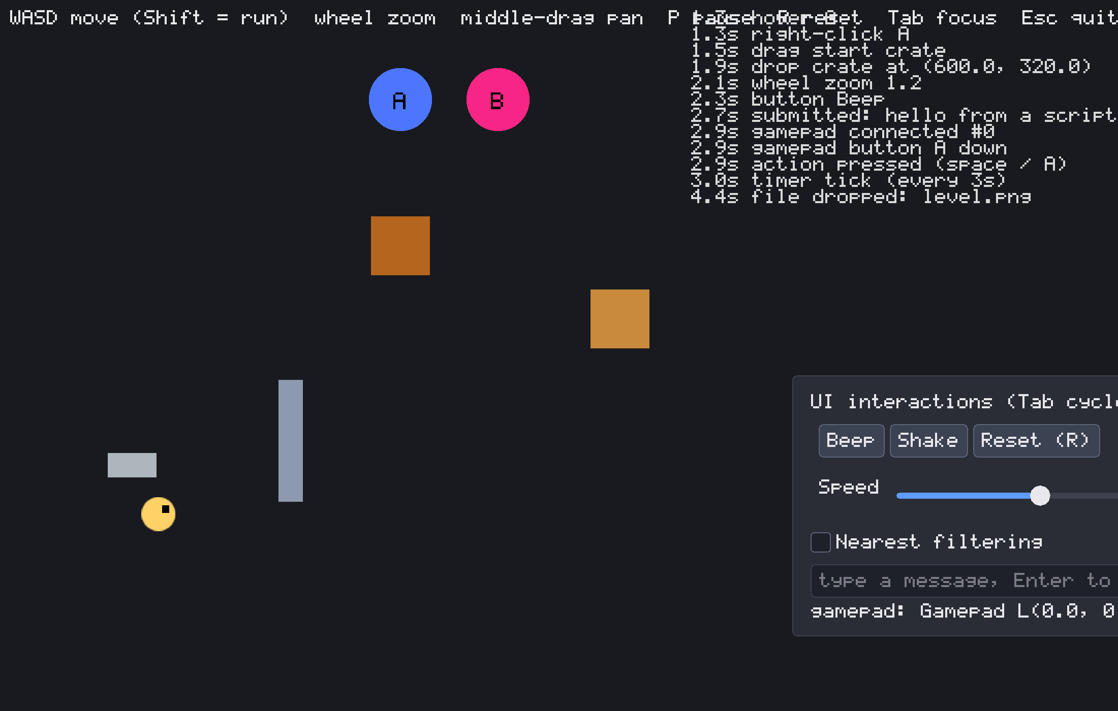 Interactions screenshot