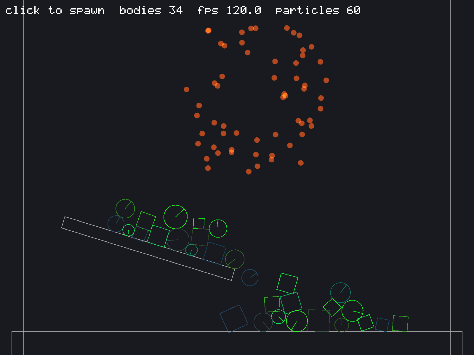 2D physics screenshot